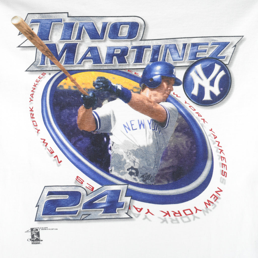 Starter - New York Yankees Tino Martinez Deadstock T-Shirt 1999 X-Large Vintage Retro Baseball