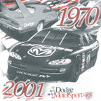 Vintage (AAA) - Dodge Motorsports We're Back T-Shirt 2001 Large Vintage Retro