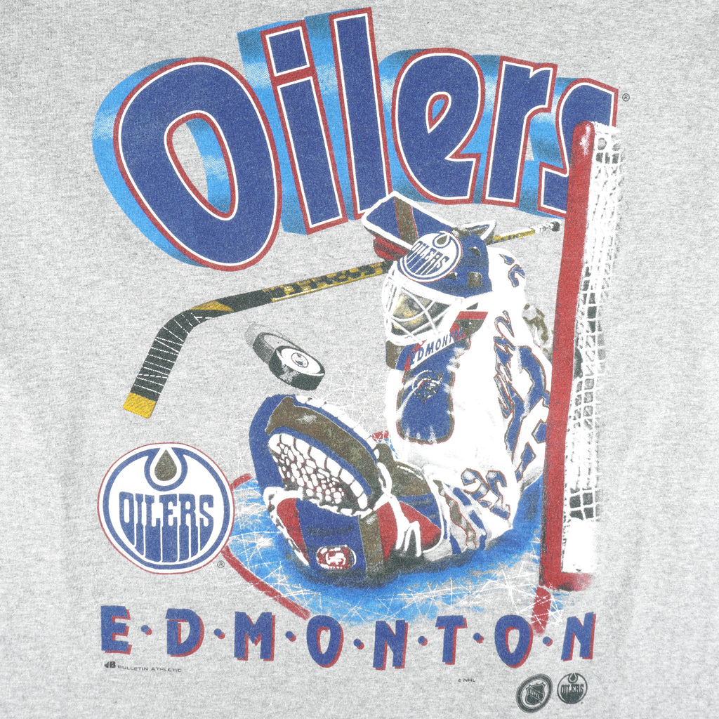 NHL - Edmonton Oilers T-Shirt 1990s X-Large Vintage Retro Hockey