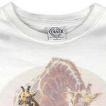 Vintage (Turner) - Safari Giraffe Animal Printed T-Shirt 1990s Large Vintage Retro