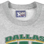 NHL (Lee) - Dallas Stars Embroidered Crew Neck Sweatshirt 1990s Medium Vintage Retro Hockey