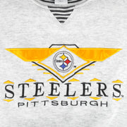 NFL - Pittsburgh Steelers Embroidered Crew Neck Sweatshirt 1990s Large Vintage Retro Football
