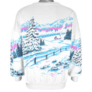 Vintage - Salt Lake Winter Crew Neck Sweatshirt 1990s Large Vintage Retro