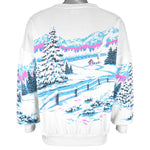 Vintage - Salt Lake Winter Crew Neck Sweatshirt 1990s Large Vintage Retro