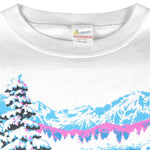 Vintage - Salt Lake Winter Crew Neck Sweatshirt 1990s Large Vintage Retro