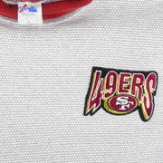 NFL (Majestic) - San Francisco 49ers Spell-Out Turtleneck Sweatshirt 1990s X-Large Vintage Retro Football