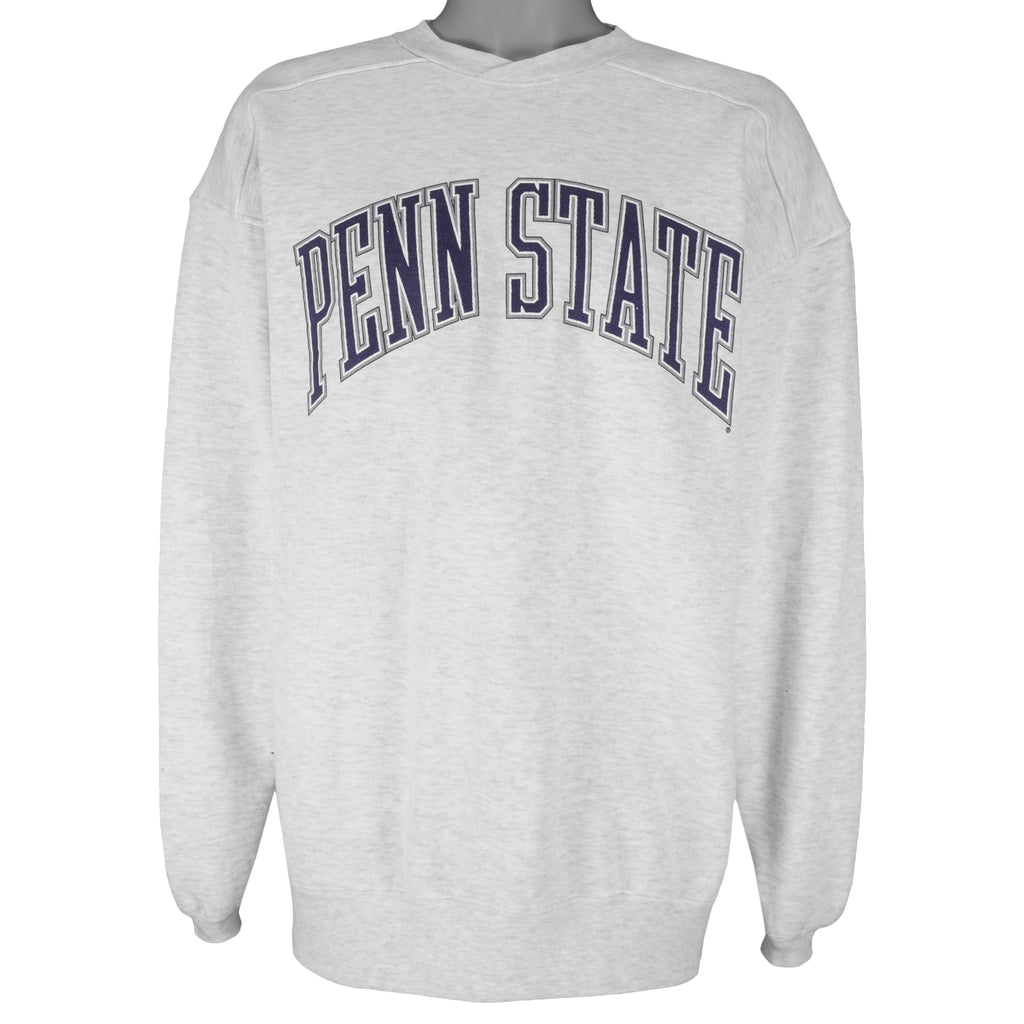 NCAA (Galt Sand) - Penn State Spell-Out Crew Neck Sweatshirt 1990s Large Vintage Retro Football College