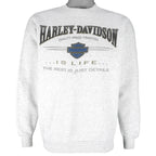 Harley Davidson - The Rest Is Just Details Crew Neck Sweatshirt 1996 Large Vintage Retro