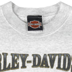 Harley Davidson - The Rest Is Just Details Crew Neck Sweatshirt 1996 Large Vintage Retro