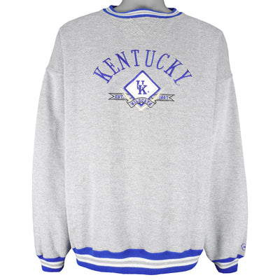 NCAA (Midwest) - Kentucky Wildcats Embroidered Sweatshirt 1990s X-Large