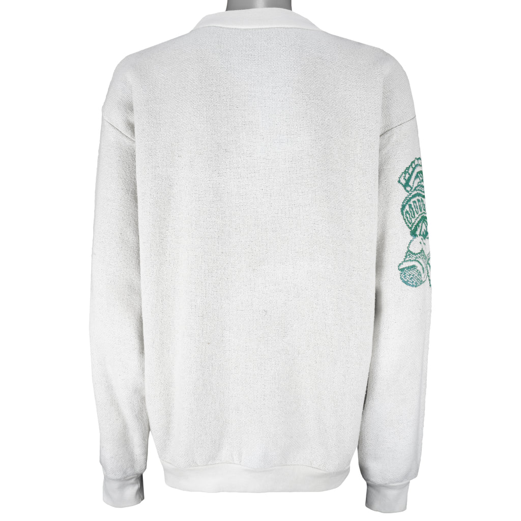 NCAA (Riddle) - Michigan State Spartans Crew Neck Sweatshirt 1990s XX-Large Vintage Retro Football College