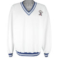 Looney Tunes - Tasmanian Devil & Tennis Crew Neck Sweatshirt 1990s Large Vintage Retro