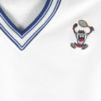 Looney Tunes - Tasmanian Devil & Tennis Crew Neck Sweatshirt 1990s Large Vintage Retro