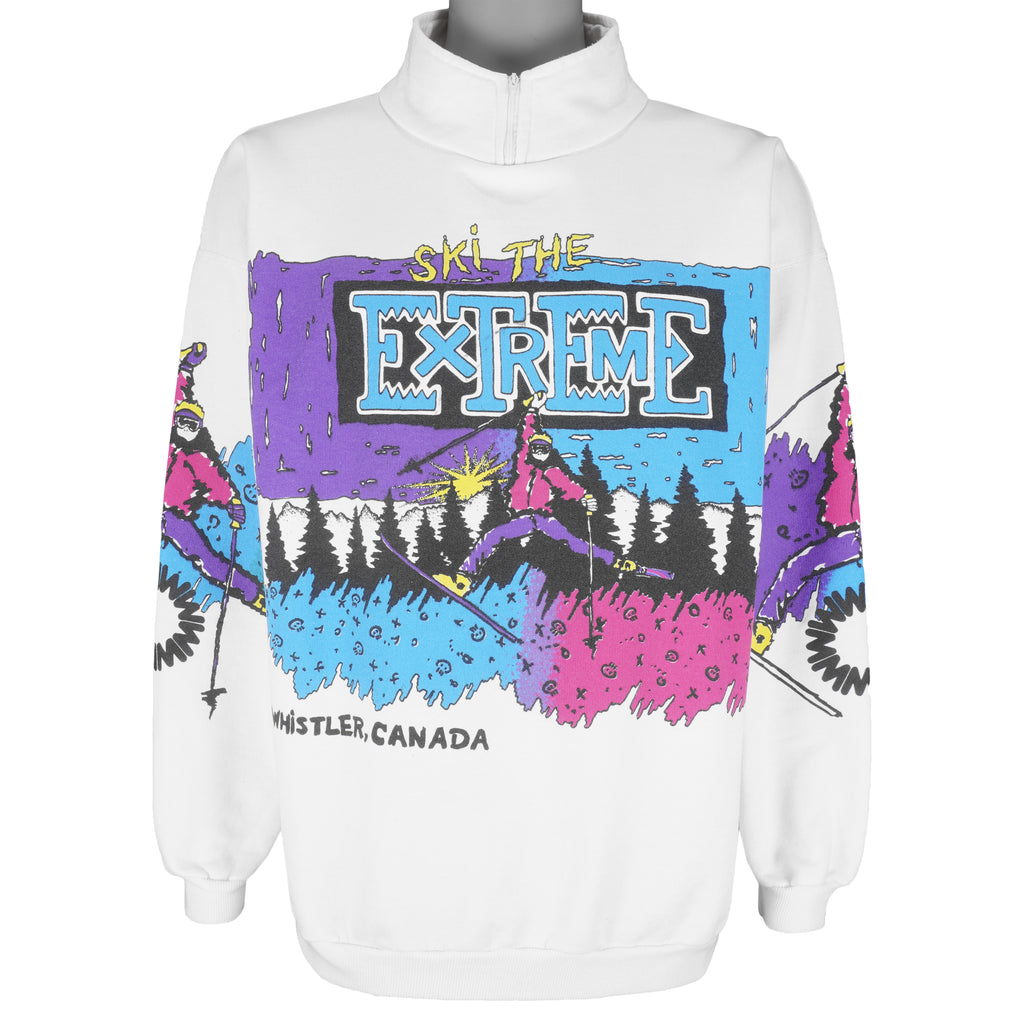 Vintage - Ski The Extreme Whistler Canada Sweatshirt 1990s X-Large Vintage Retro