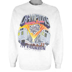 MLB - New York Yankees Subway Series Crew Neck Sweatshirt 2000 Large Vintage Retro Baseball