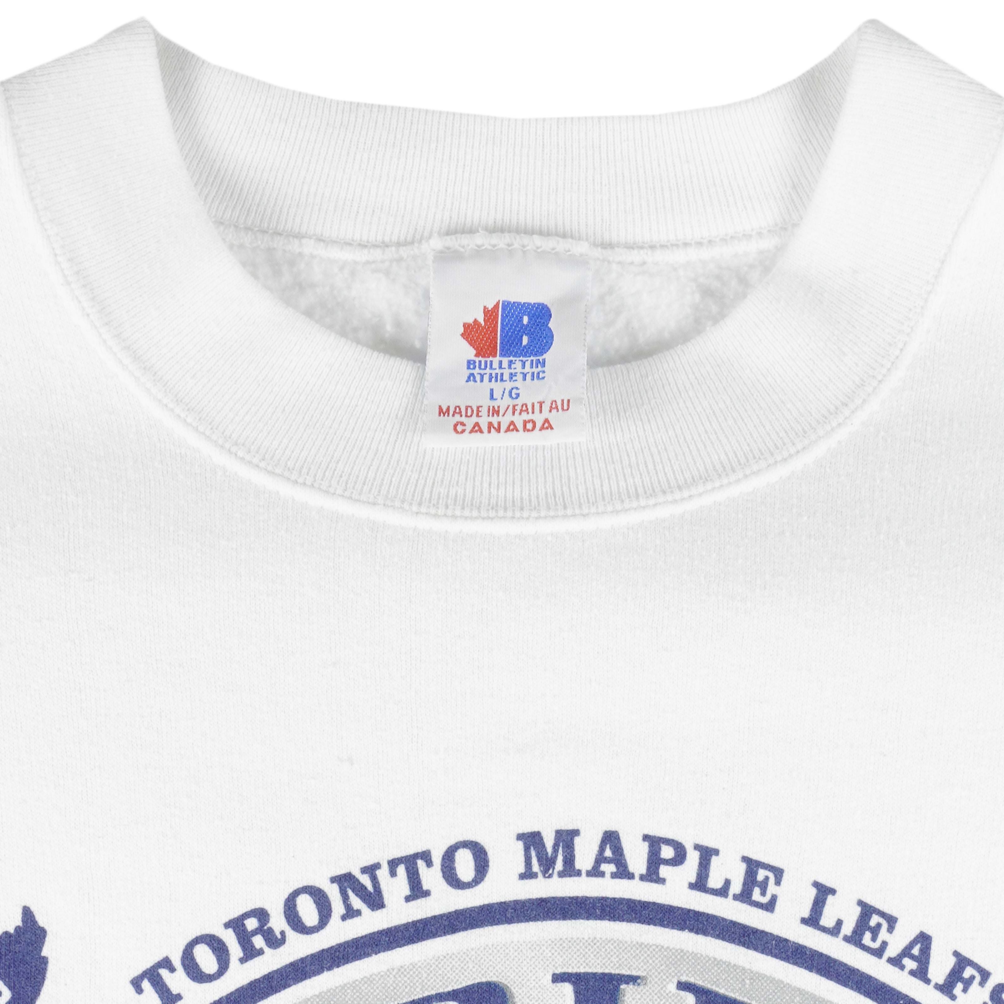 NHL (Bulletin) - Toronto Maple Leafs Memories & Dreams Sweatshirt 1999 Large Vintage Retro Hockey