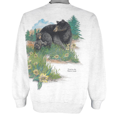 Vintage (Harlequin) - Black Bears Ontario Canada Crew Neck Sweatshirt 1992 X-Large