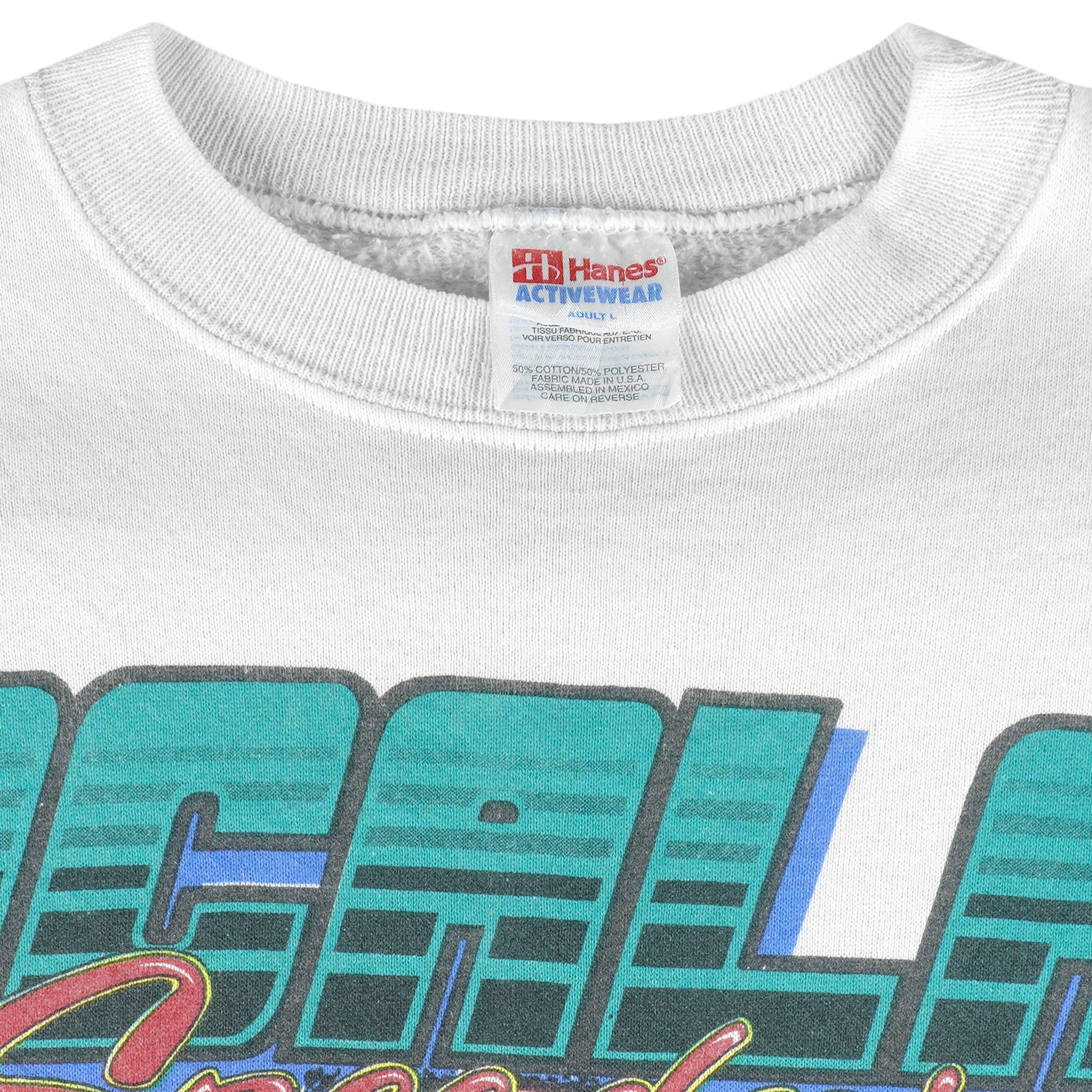 NASCAR (Hanes) - Ocala Florida Speedway Sweatshirt 1990s Large Vintage Retro