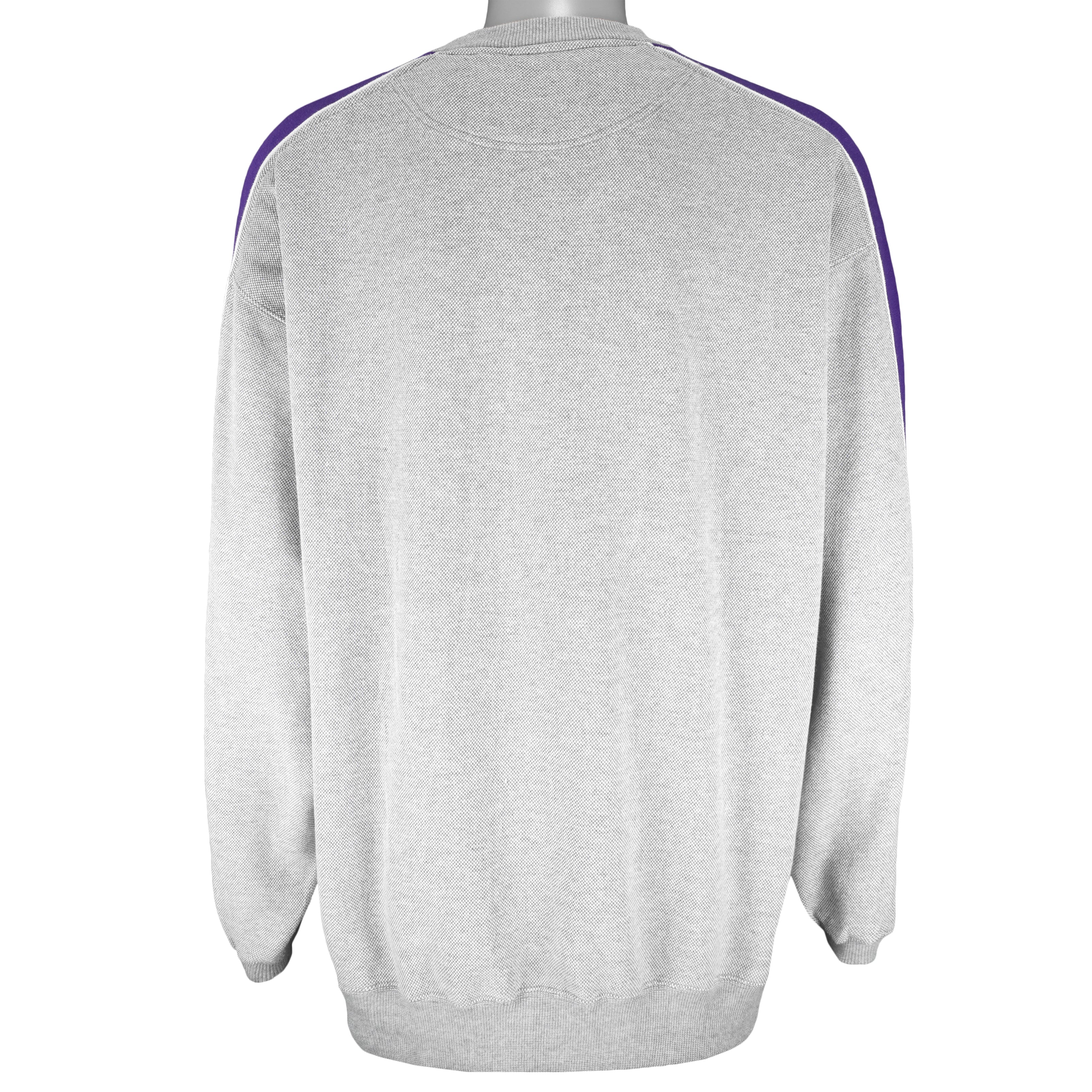 NCAA (NCC) - LSU Tigers Embroidered Crew Neck Sweatshirt 1990s XX-Large Vintage Retro Football College