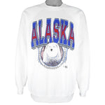 Vintage (Tultex) - Alaska State Crew Neck Sweatshirt 1990s Large
