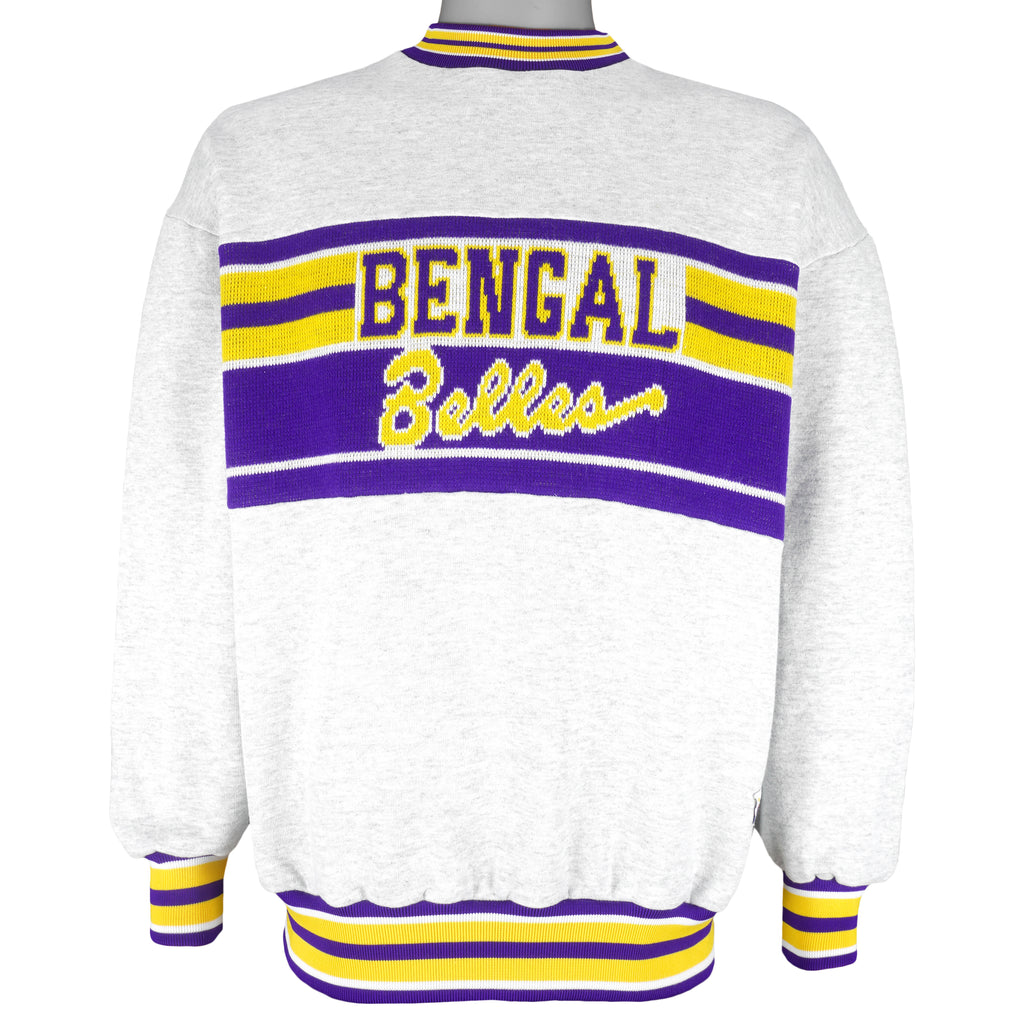 NCAA (Varsity) - LSU Bengal Belles Crew Neck Sweatshirt 1990s Large Vintage Retro Football College