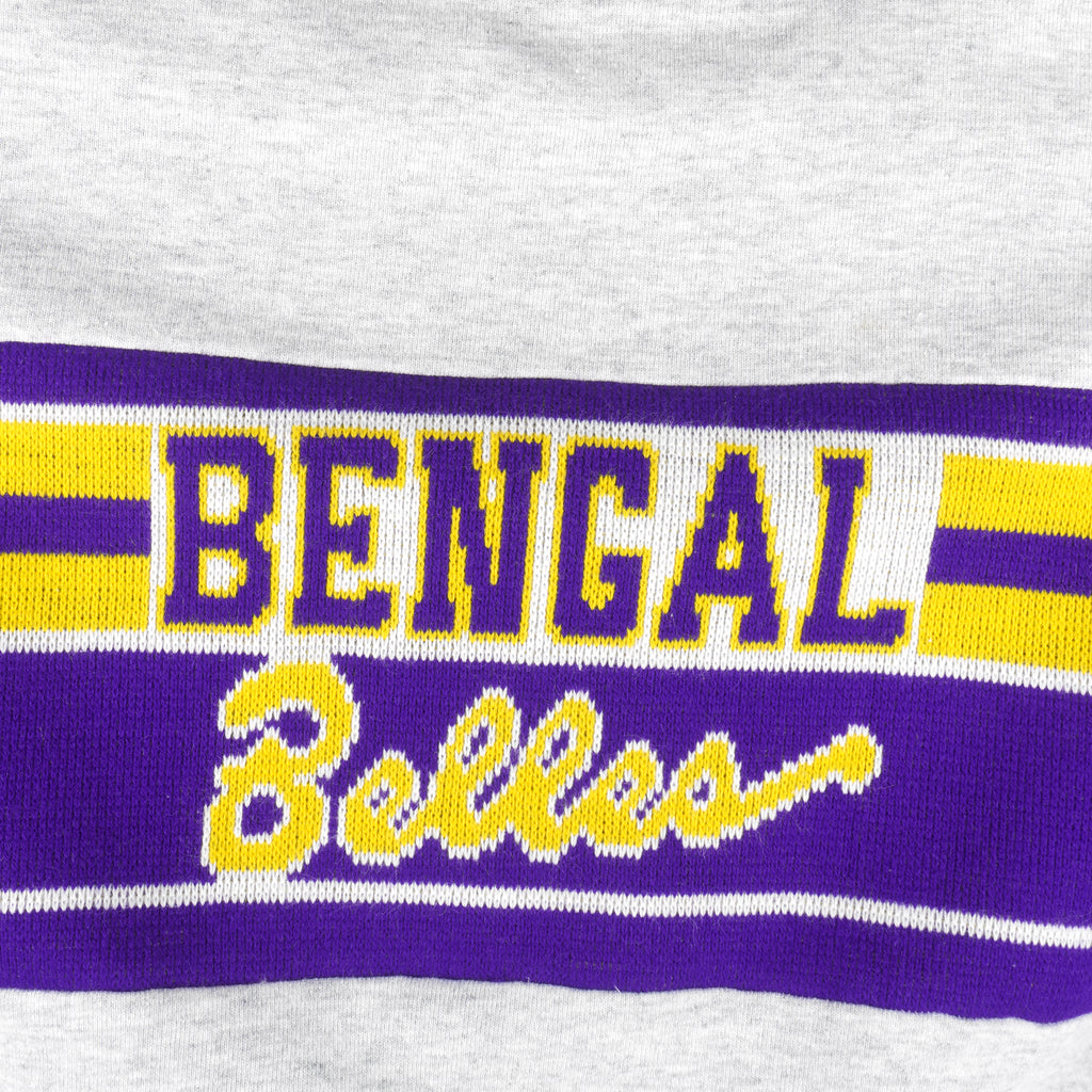 NCAA (Varsity) - LSU Bengal Belles Crew Neck Sweatshirt 1990s Large Vintage Retro Football College