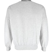Vintage (QG) - Grey Canada Wildlife Crew Neck Sweatshirt 1990s Medium Vintage Retro