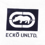 Vintage (Ecko Unltd) - White Big Logo T-Shirt 1990s X-Large Vintage Retro