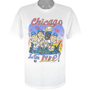MLB (Topical) - Chicago White Sox Is on Fire T-Shirt 1990s X-Large Vintage Retro Baseball