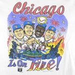 MLB (Topical) - Chicago White Sox Is on Fire T-Shirt 1990s X-Large Vintage Retro Baseball