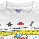 Vintage (Hanes) - I'm Sorry But I'll Never Leave Texas Single Stitch T-Shirt 1990s X-Large Vintage Retro