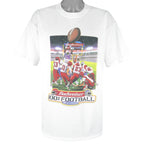 Budweiser - 100% Football Single Stitch T-Shirt 1995 X-Large Vintage Retro Football