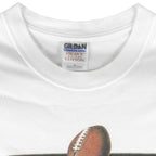 Budweiser - 100% Football Single Stitch T-Shirt 1995 X-Large Vintage Retro Football