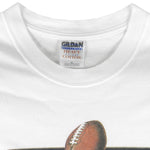 Budweiser - 100% Football Single Stitch T-Shirt 1995 X-Large Vintage Retro Football