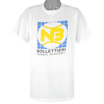 Nike - Just Do It Bollettieri Tennis Academy Grey Tag T-Shirt 1990s X-Large Vintage Retro