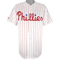 MLB (Russell Athletic) - Philadelphia Phillies Pinstripe Jersey 1990s X-Large Vintage Retro Baseball