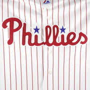 MLB (Russell Athletic) - Philadelphia Phillies Pinstripe Jersey 1990s X-Large Vintage Retro Baseball