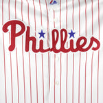 MLB (Russell Athletic) - Philadelphia Phillies Pinstripe Jersey 1990s X-Large Vintage Retro Baseball