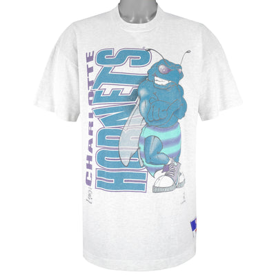NBA (Nutmeg) - Charlotte Hornets Single Stitch T-Shirt 1990s X-Large