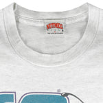 NBA (Nutmeg) - Charlotte Hornets Single Stitch T-Shirt 1990s X-Large Vintage Retro Basketball