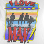 Vintage (Delta) - Bud Light, I Love You Man single Stitch T-Shirt 1996 Large Vintage Retro