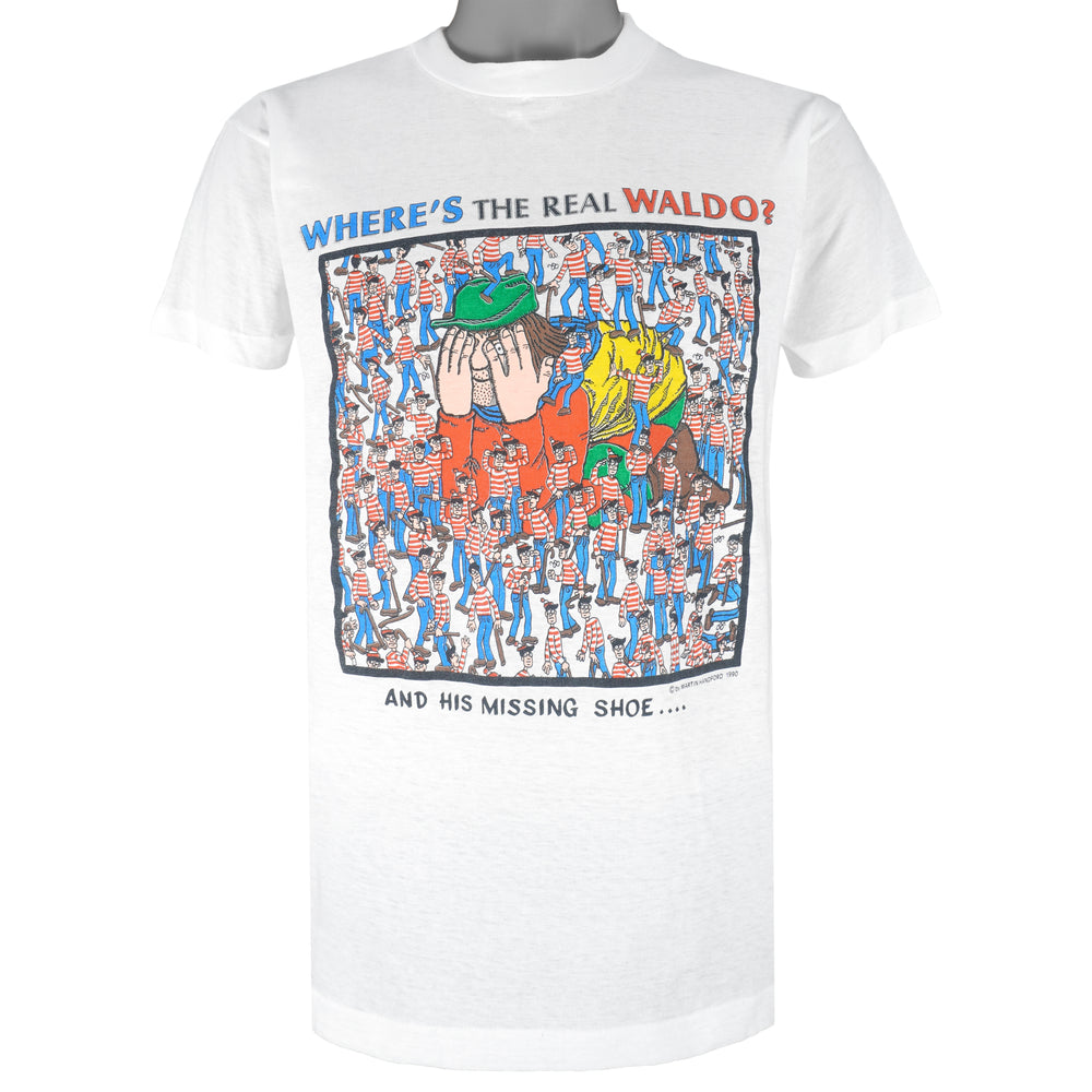 Vintage - Where's The Real Waido Single Stitch T-Shirt 1990s Large Vintage Retro