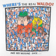 Vintage - Where's The Real Waido Single Stitch T-Shirt 1990s Large Vintage Retro