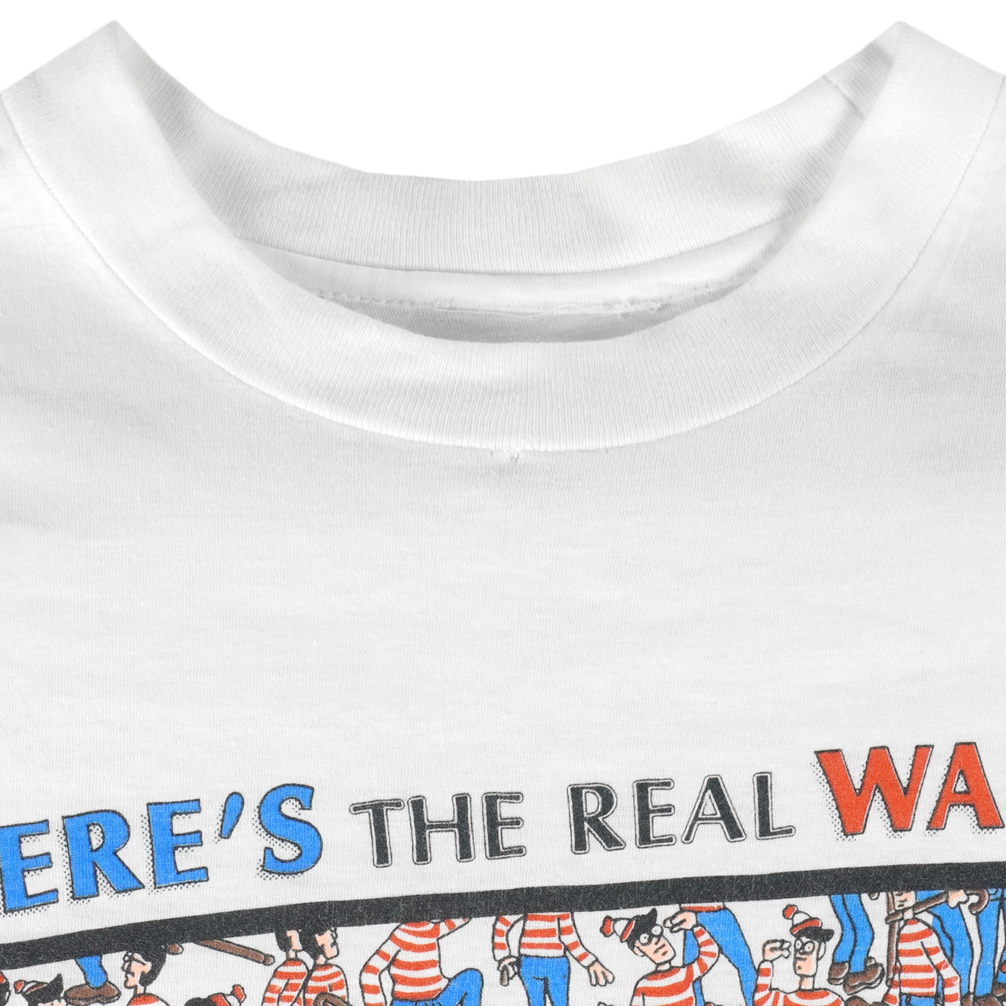 Vintage - Where's The Real Waido Single Stitch T-Shirt 1990s Large Vintage Retro