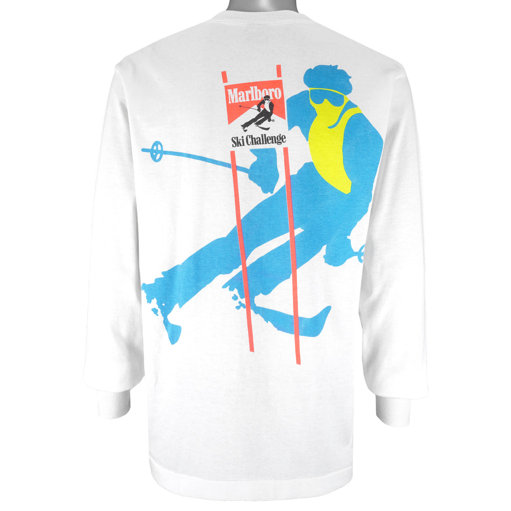 Vintage (Marlboro) - Ski Challenge Long Sleeved Shirt 1990s X-Large Vintage Retro