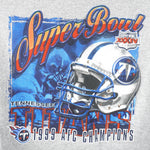 NFL (Logo Athletic) - Tennessee Titans Crew Neck Sweatshirt 1999 X-Large Vintage Retro Football