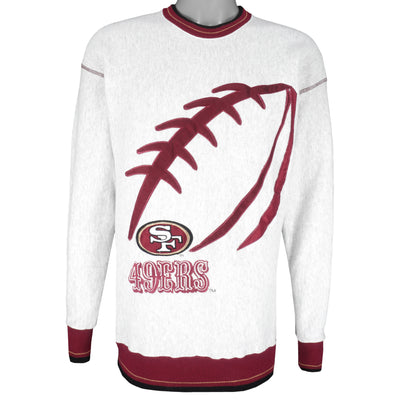 NFL (Legends) - San Francisco 49ers Embroidered Crew Neck Sweatshirt 1990s Medium