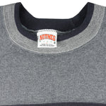 NFL (Nutmeg) - New Orleans Saints Embroidered Crew Neck Sweatshirt 1990s Large Vintage Retro Football