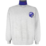NFL (Majestic) - New York Giants Turtleneck Sweatshirt 1990s Large Vintage Retro Football