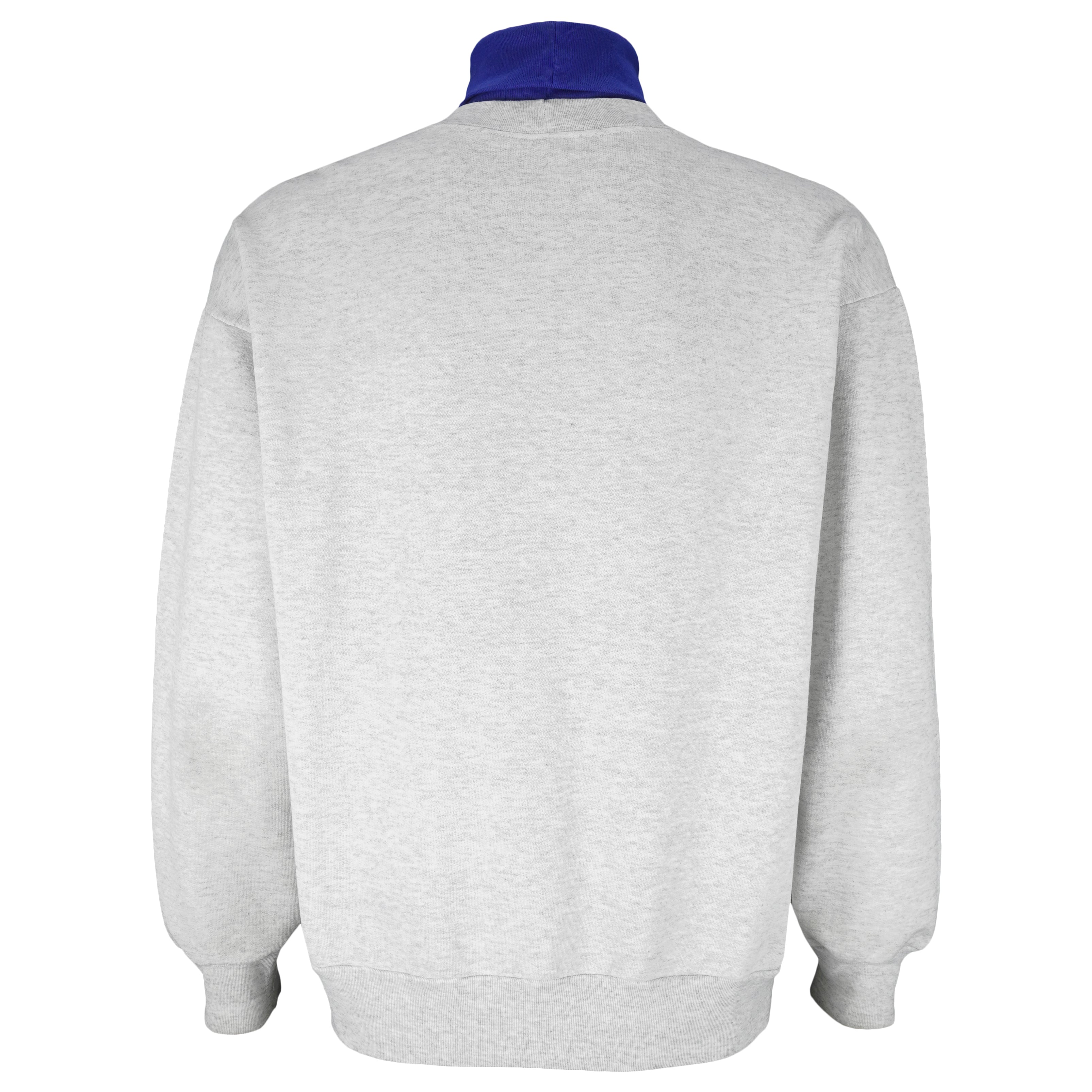NFL (Majestic) - New York Giants Turtleneck Sweatshirt 1990s Large Vintage Retro Football